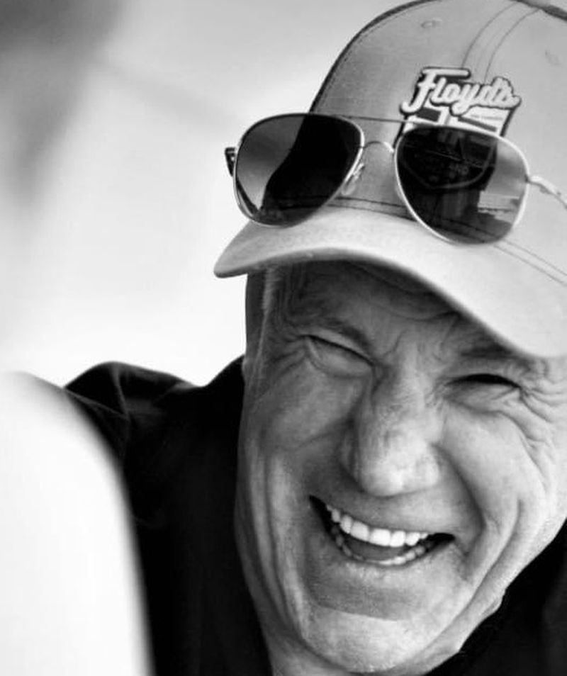 Dave Towle laughing during an interview